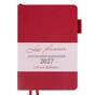 Еженедельник Leo planner Binario A5 business planner, dated 2027, soft burgundy cover, 368 pages (252728) - уменьшенное изображение 1
