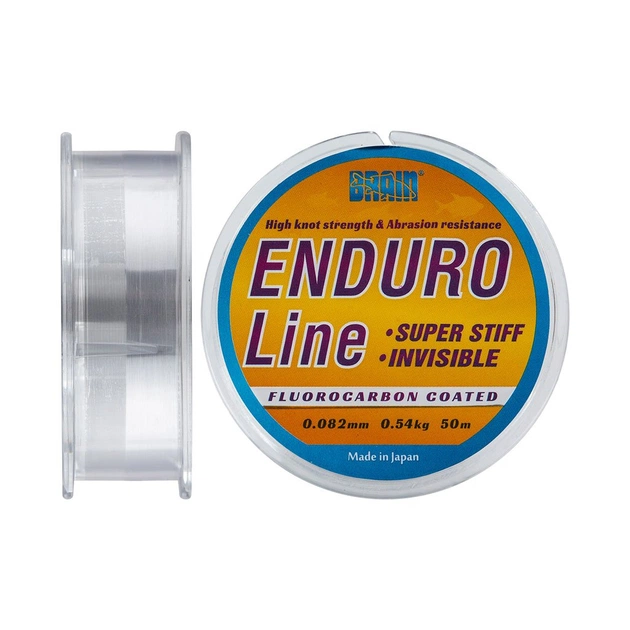 Волосінь Brain Enduro 50 m 0,082 mm #0.25, 0.54 kg, 1.2 lb, ц.: smoke (1858.70.06) - зображення 1
