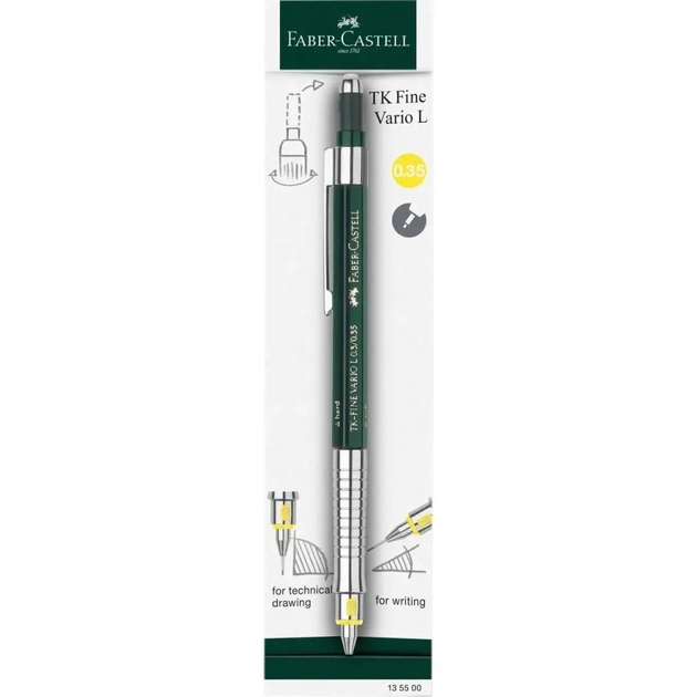 Карандаш механический Faber-Castell TK - Fine VARIO L, диаметр 0,3/0,35 мм (2689) - изображение 1