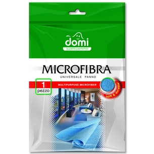 Серветки для прибирання Domi микрофибра универсальная 1 шт (4823058300498) зображення 1