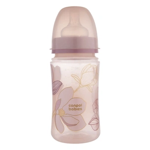Пляшечка для годування Canpol babies Easystart GOLD 240 мл антикол. з широким отвором, рожева (35/240_pin) зображення 1