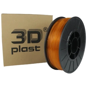 Пластик для 3D-принтера 3Dplast PETG 1.75мм, 0.85кг, transparent orange (3DPTG17508CNG) зображення 1