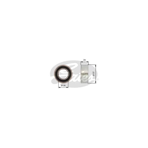 Ролик натягувача ременя Gates T41121 зображення 1