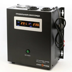 Пристрій безперебійного живлення LogicPower LPY- W - PSW-2000VA+, 10А/20А (4146) зображення 1