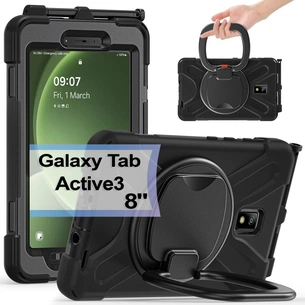 Чохол до планшета BeCover Heavy Duty Samsung Galaxy Tab Active 3 SM-T570/SM-T575/SM-T577 8" Black (713450) зображення 1