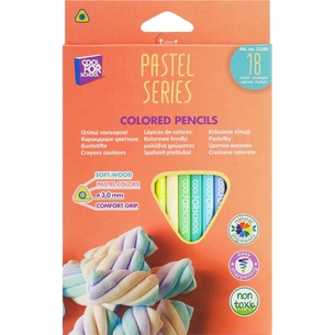 Олівці кольорові Cool For School Pastel Преміум 18 кольорів (CF15185) зображення 1