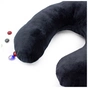Подушка MirSon для подорожей №8752 Velvet Line 28-0007 Black 50% Memory (2200006348375) - зменшене зображення 3