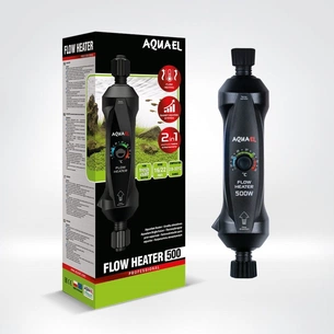 Акваріумний обігрівач AquaEl Flow Heater з системою регулювання One Touch 500 Вт (5905546326100) зображення 1
