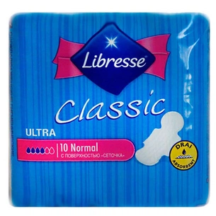 Гігієнічні прокладки Libresse Ultra Normal Dry 10 шт (7322540206616) зображення 1