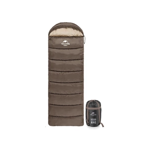 Спальний мішок Naturehike з капюшоном U250 NH20MSD07 (6°C) лівий, коричневий (6927595767207-L) зображення 1