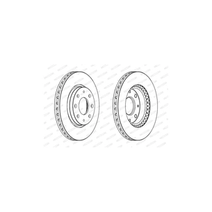 Гальмівний диск FERODO DDF1528 зображення 1