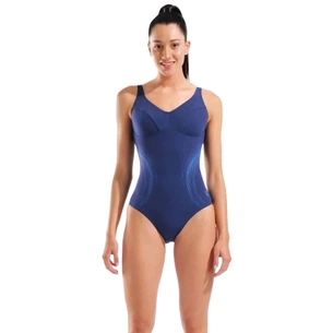 Купальник Arena Shimmering Swimsuit U Back 010810-708 синій 44 (3468337757641) зображення 1