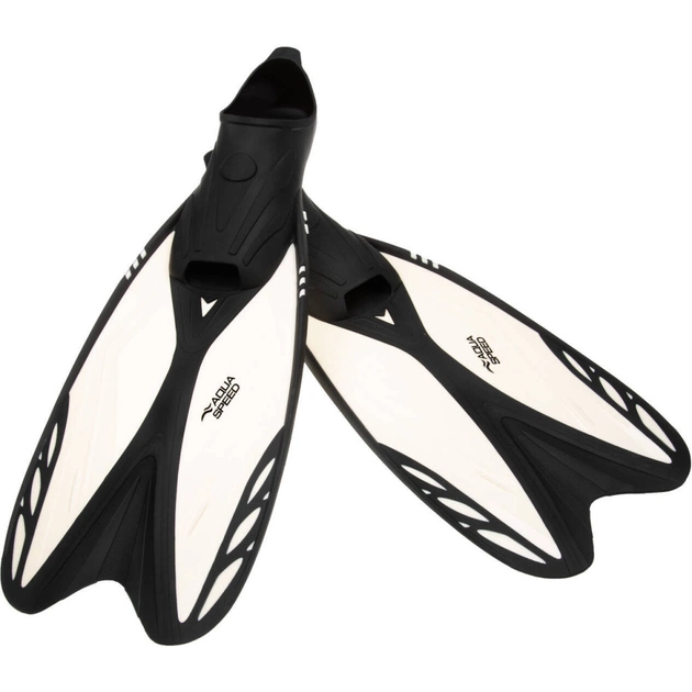 Ласти Aqua Speed Vapor 724-05 60254 білий, чорний 40-41 (5905718602544) - зображення 1
