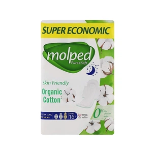 Гігієнічні прокладки Molped Pure&Soft Night 6 крапель 16 шт. (8690536829040) зображення 1