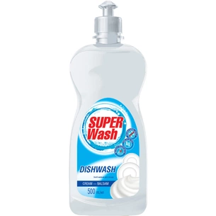 Засіб для ручного миття посуду Super Wash Крем-бальзам 500 мл (4820096034057) зображення 1