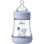 Бутылочка для кормления Chicco Perfect 5 із силіконовою соскою 0+ місяців 150 мл Блакитна (20211.22.40) - уменьшенное изображение 1