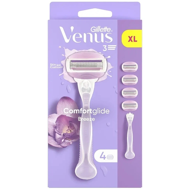 Бритва Gillette Venus ComfortGlide Breeze з 4 змінними картриджами (8700216895538) - picture 2