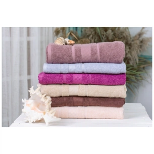 Рушник MirSon набір банний 5025 SoftNes Delicacy 50x90 см 6 шт (2200003181029) зображення 1