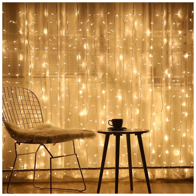 Гірлянда ColorWay світлодіодна завіса 300 LED 3x3 м 220 В (CW-GW-300L33V) - picture 7