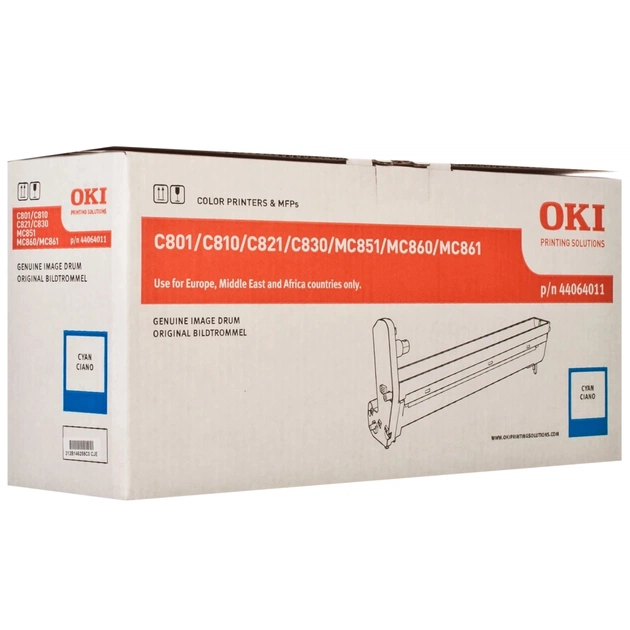 Фотокондуктор OKI C810/830/MC860/C801/C821 Cyan (44064011) - изображение 1