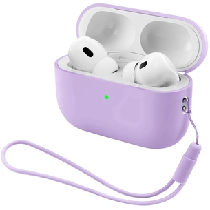 Чехол для наушников Armorstandart Silicone Case with straps For Apple AirPods Pro 3 Pink Purple (ARM91284) изображение 1