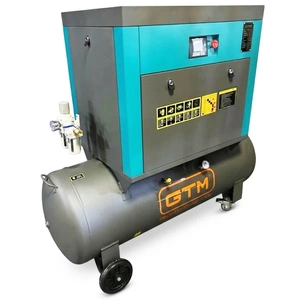 Компрессор GTM винтовой, ресивер 200л, 680л/мин, 5.5kW, 8бар, 380V, инвертор, кожух (DLG5.5V WITH CLOSED CASE) изображение 1