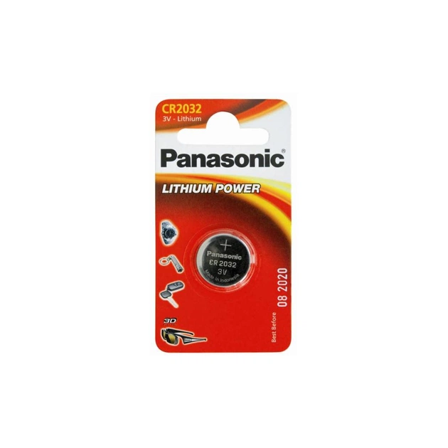 Батарейка Panasonic CR 2032 Lithium * 1 (CR-2032EL/1B) - зображення 1