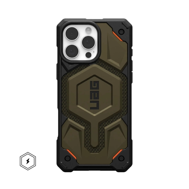 Чохол до мобільного телефона UAG iPhone 16 Pro Max Monarch Pro Magsafe Kevlar Element Green (11445711397B) - зображення 1