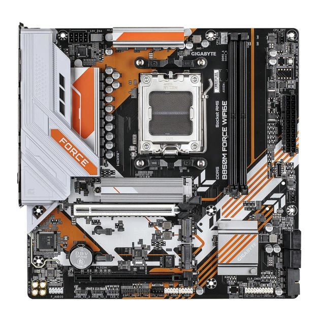 Материнська плата AMD B850 SAM5 MATX B850M FORCE WF6E GIGABYTE - зображення 1