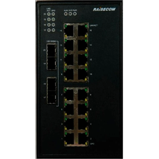 Комутатор мережевий Raisecom Gazelle S1020i-4GF16FE-DCW48 (S1020i-4GF16FE-DCW48) - изображение 1