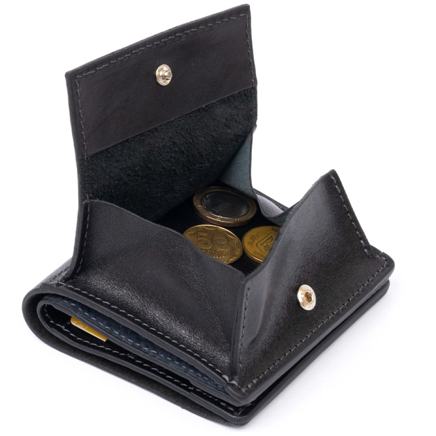 Портмоне Grande Pelle Чорне (11329) - зображення 5