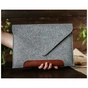 Чохол до ноутбука Gmakin 14" Macbook Pro, envelope, LightGray, brown stripe (GM10-14) - зменшене зображення 10