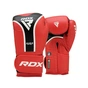 Боксерські рукавички RDX Aura Plus T-17 Red/Black 14 унцій (BGR-T17RB-14OZ+) - зменшене зображення 1