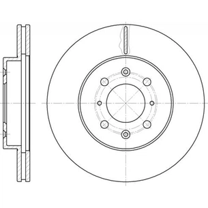 Гальмівний диск REMSA 6224.10 зображення 1