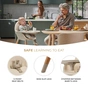 Стульчик для кормления Kinderkraft 2 в 1 Fini 2 Beige (5902533924493) - уменьшенное изображение 7