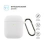 Чохол для навушників Armorstandart Ultrathin Silicone Case With Hook для Apple AirPods 2 White (ARM59695) - зменшене зображення 2