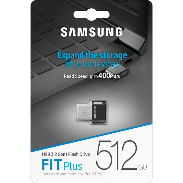 USB флеш накопичувач Samsung 512GB Fit Plus USB 3.2 (MUF-512AB/APC) - picture 7