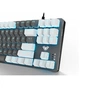 Клавіатура Aula F3287 Keycap KRGD Blue USB UA White/Grey (6948391240688) - зменшене зображення 3