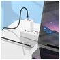 Дата кабель USB-C to USB-C 1.0m 3A nylon X102 black HOCO (6942007608787) - уменьшенное изображение 7