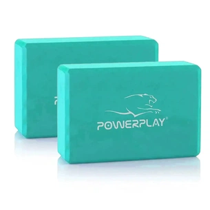 Блок для йоги PowerPlay Yoga Brick EVA 2 шт Мятні (PP_4006_Mint_2in) зображення 1