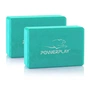 Блок для йоги PowerPlay Yoga Brick EVA 2 шт Мятні (PP_4006_Mint_2in) - зменшене зображення 1