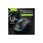Мишка BAVIN G-K-995 RGB Optical USB DPI Black (G-K-995-BK) - зменшене зображення 4