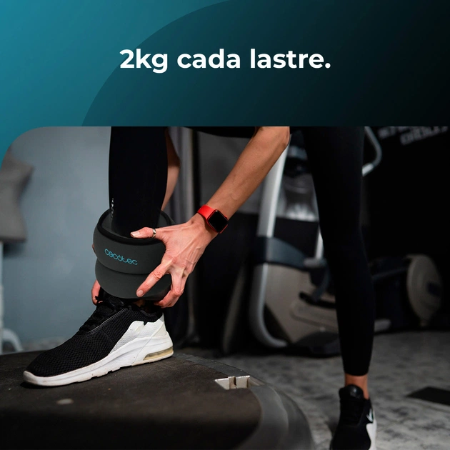 Обтяжувачі Cecotec Drumfit AnkleBell 2000 Neo (2шт по 2кг) (CCTC-07207) - picture 2
