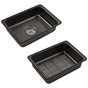 Мийка кухонна Kroner SchwarzeSET7545HM (CV033382) - зменшене зображення 5
