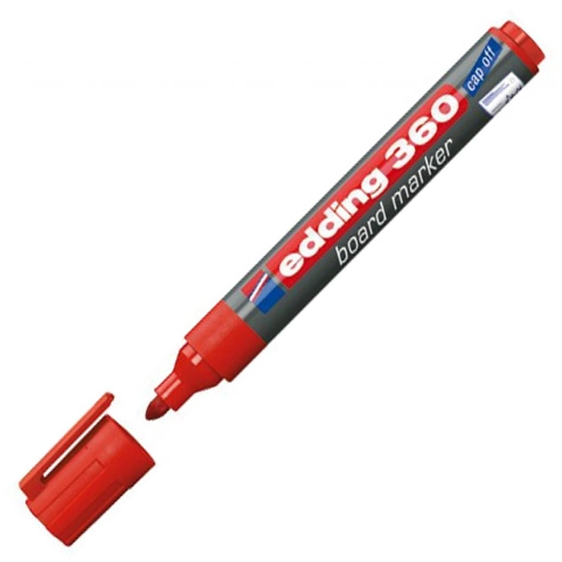 Маркер Edding Board e-360 1,5-3 мм, round tip, red (360/02) - изображение 1