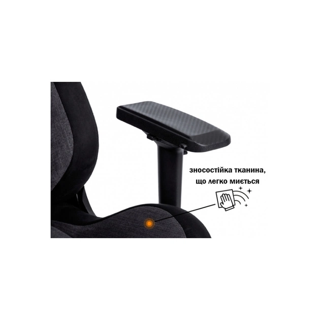 Крісло ігрове GT Racer X-8005 Dark Gray/Black Suede - зображення 6