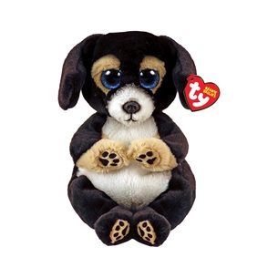 М'яка іграшка Ty Beanie Bellies Чорний пес Dog 15 см (40700) зображення 1