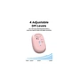 Мишка Ugreen MU105 Wireless Pink (90686) - зменшене зображення 6