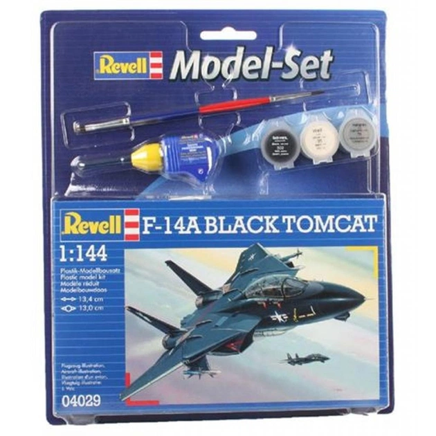 Збірна модель Revell Винищувач F-14A «Томкет» 1:144 (4009803640297) - изображение 1