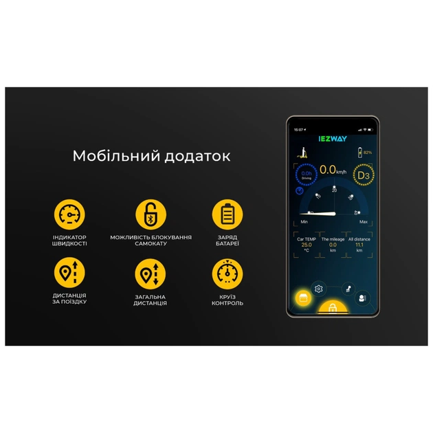 Електросамокат Gemix GM6 Dark Grey (GM6DG) - picture 7